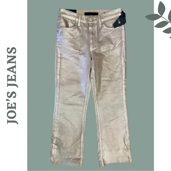 Joe’s Jeans  The Callie High Rise Cropped Bootcut Coated Color Daydream Size 26 - Picture 1 of 10